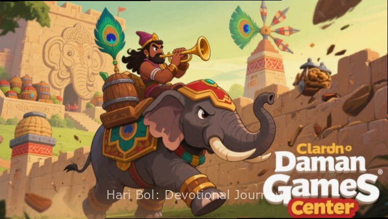 Hari Bol: Devotional Journey - Main Cover Hari Bol: Devotional Journey game cover showing Indian temple and devotees