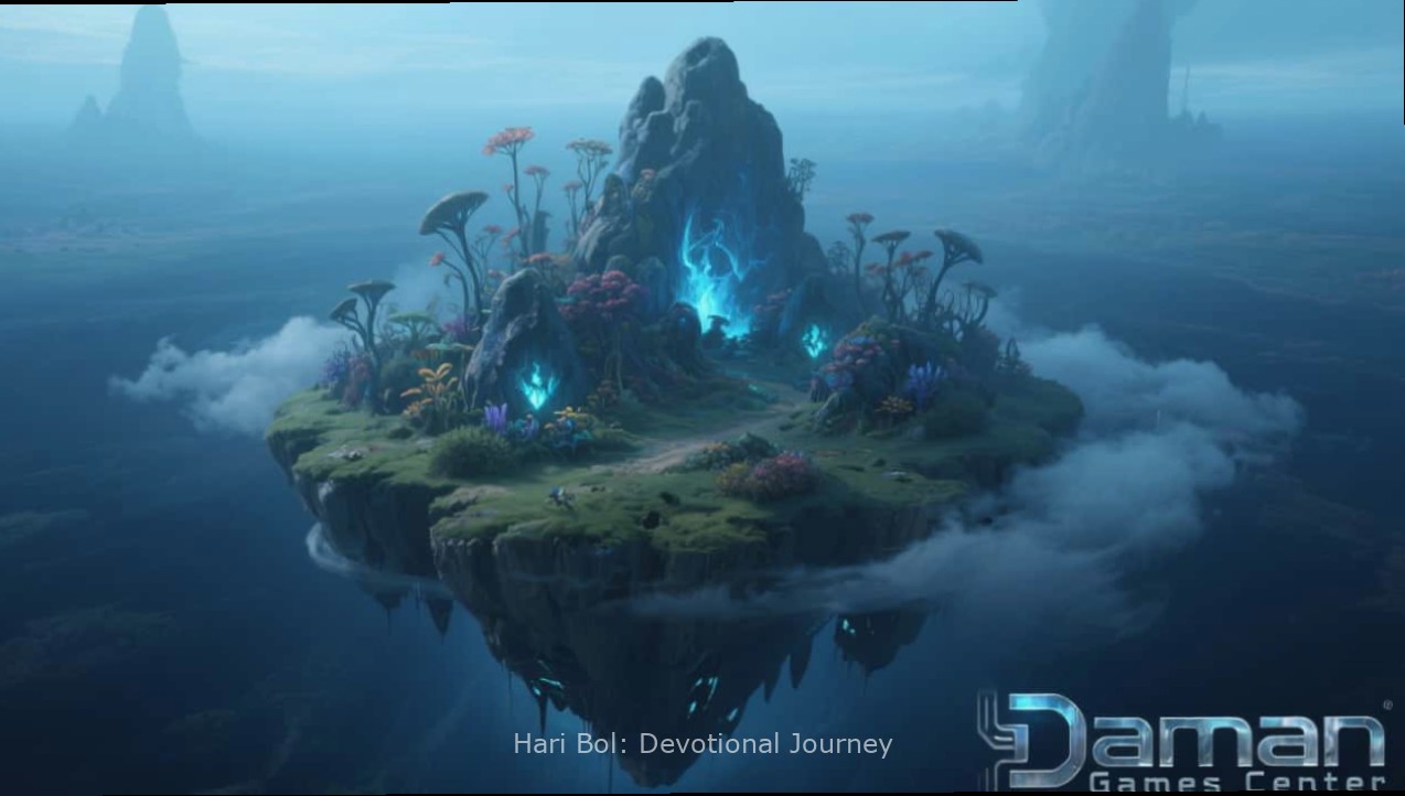 Hari Bol: Devotional Journey - Puja Gameplay Hari Bol: Devotional Journey gameplay showing puja being performed at a virtual temple